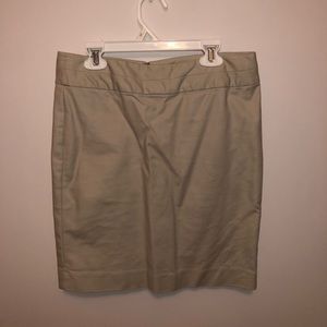 Banana republic skirt. Khaki colored